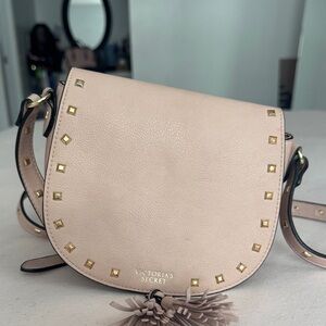 Victoria's Secret Pale Pink Studded Tassel Crossbody